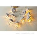 dormitory bedroom light string LED wrought iron lamps